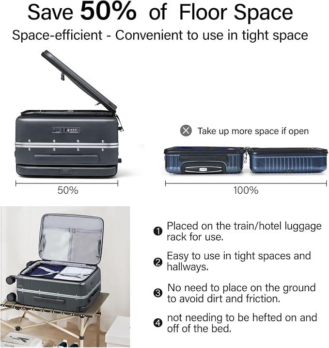 Hanke Top Opening 24 Inch Luggage - Image 7