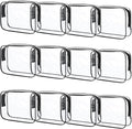 12 Pcs Clear Makeup Bag PVC Waterproof Zippered Clear Cosmetic Toiletry Makeup by Eilyliafe