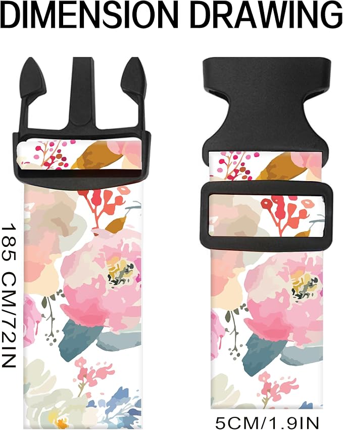 Luggage Straps for Suitcases, Adjustable Travel Belt, Durable Wide Luggage Strap - Image 2