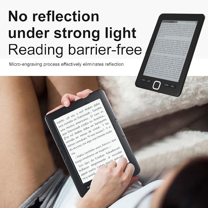BK6033 Ebook Reader, 6in EInk Screen E Reader, Built in 8G Memory, Adjustable - Image 5