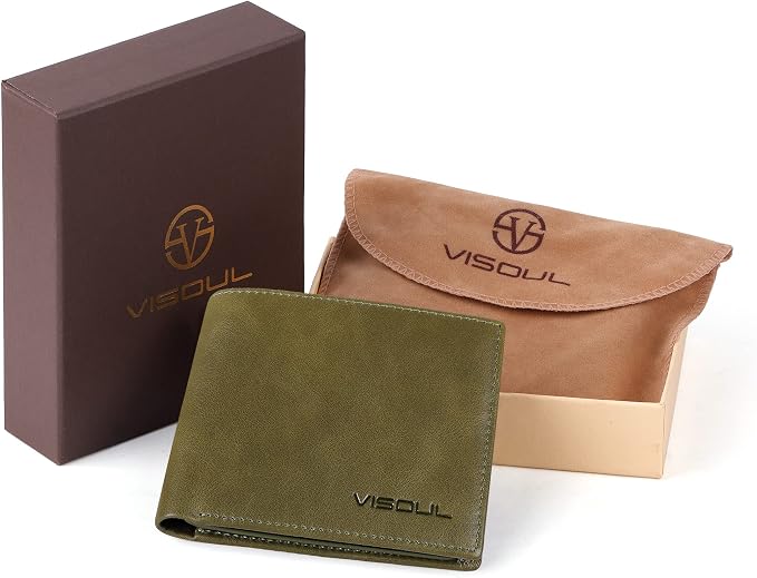 VISOUL Men's Bifold Wallet - Image 6