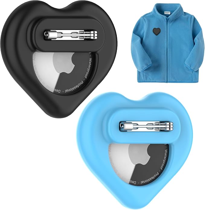 DDJ for AirTag Holder for Kids, Hidden Silicone Case for Apple AirTag GPS by DDJ