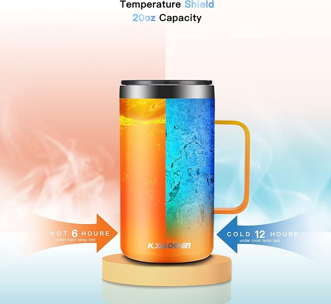 KXIAOCHEN 20oz Insulated Coffee Mug - Image 4
