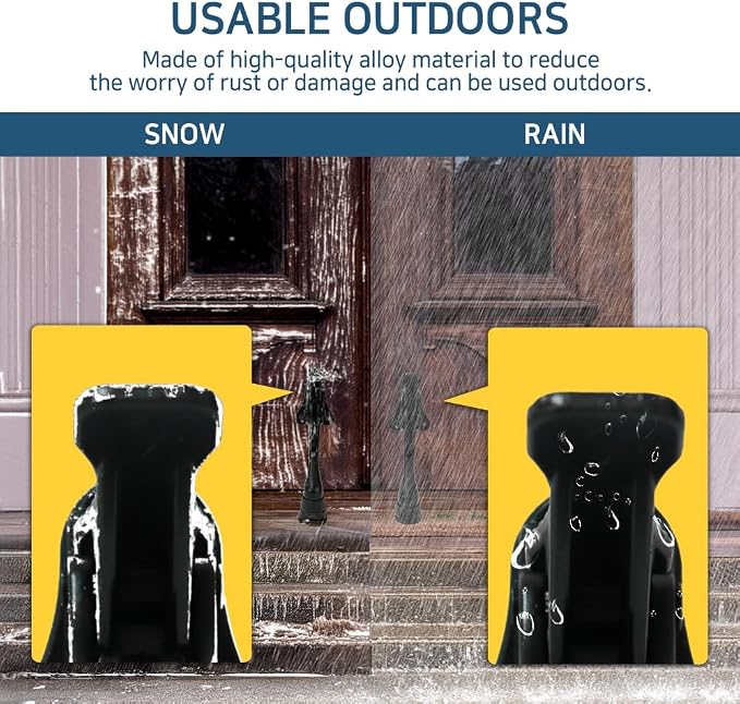 One Touch Kickdown Door Stopper, Door Holder, Heavy Duty Door Stops, Bottom of - Image 9