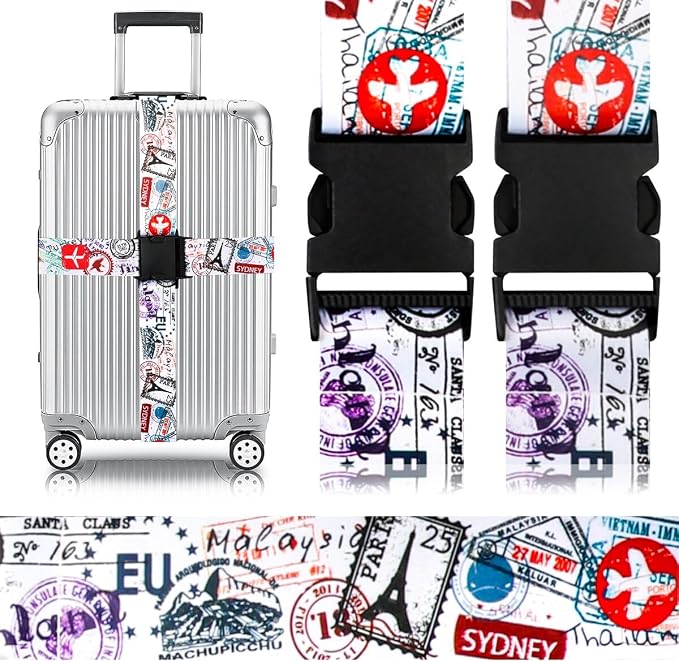 Adjustable Travel Luggage Strap Suitcase Belt Travel Bag Accessories 1.96 in W by Gutsdoor