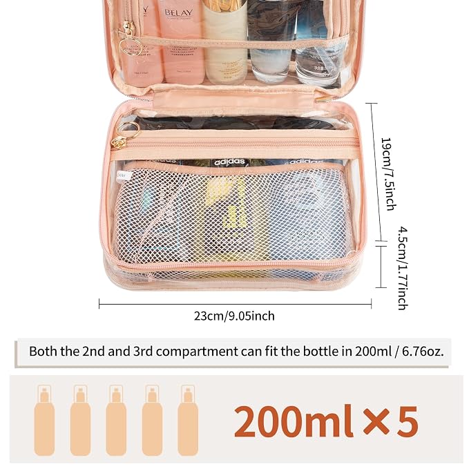 CUBETASTIC Hanging Travel Toiletry Bag - Image 3