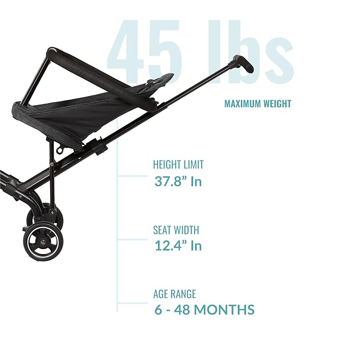 Dream On Me Lightweight and Compact Coast Rider Stroller - Image 3