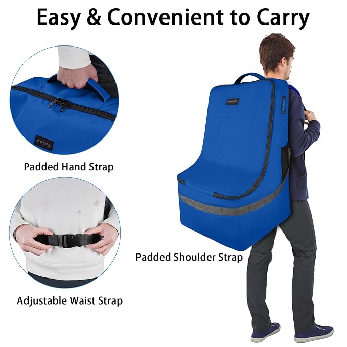 YOREPEK Car Seat Travel Bag, Padded Car Seats Backpack - Image 5