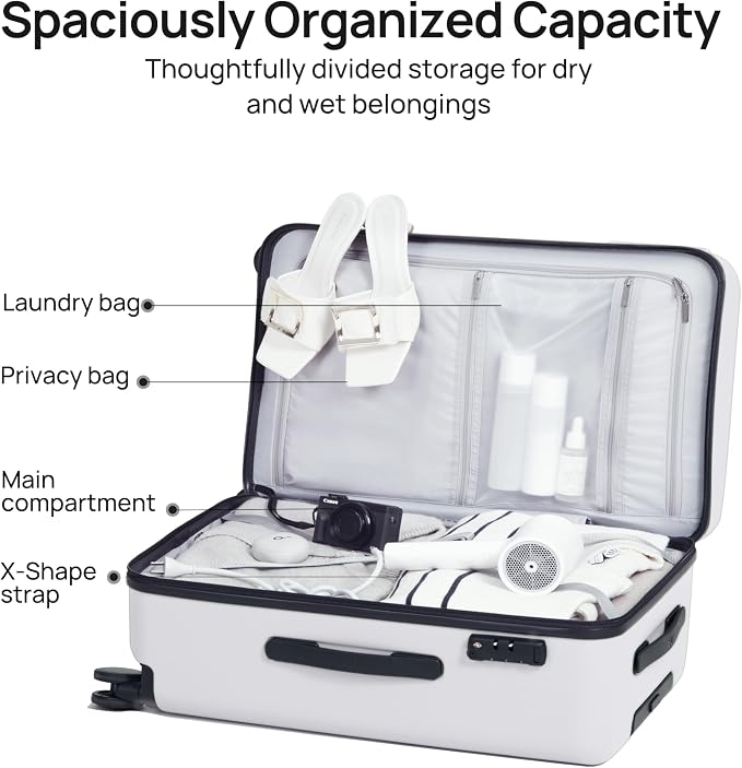 Carry On Suitcase, 20 Inch Carry-On Luggage - Image 5