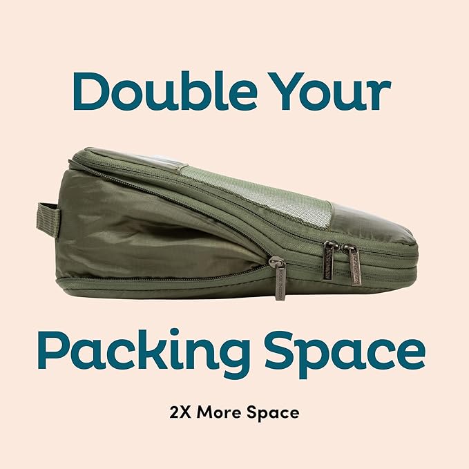 6-Pack Compression Packing Cubes Travel Essentials - Image 3