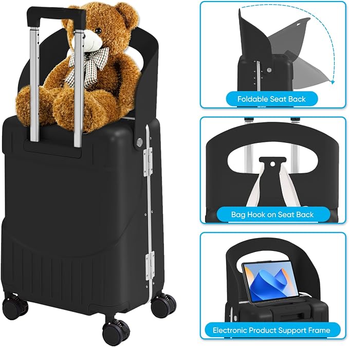 TABU 20" Ride-on Luggage with Seat - Image 6