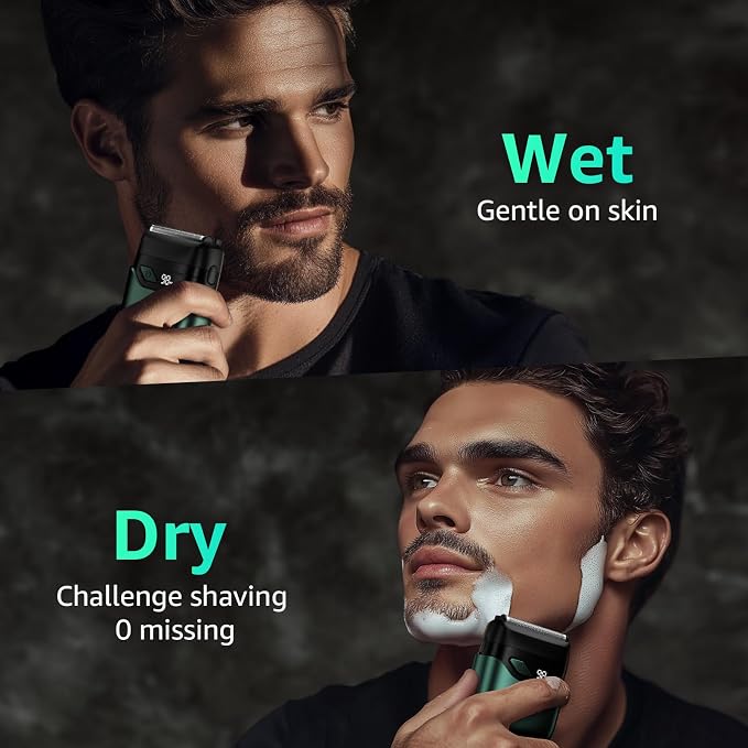Electric Foil Shavers for Men, Mini Electric Razor, Compact Face Shaver - Image 7