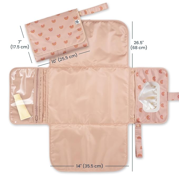 Tiny Twinkle Portable Diaper Changing Pad-Foldable Waterproof Changing - Image 2
