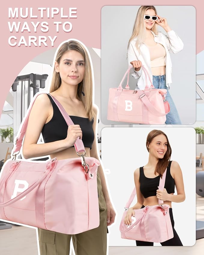 Initial Travel Duffel Bag Sports Gym Bag - Image 5