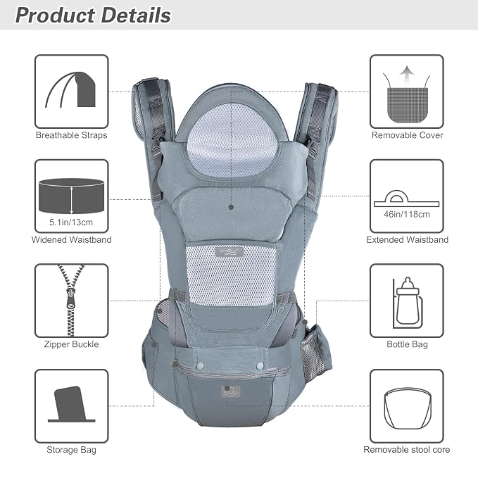 Baby Carrier Ergonomic Infant Carrier - Image 2