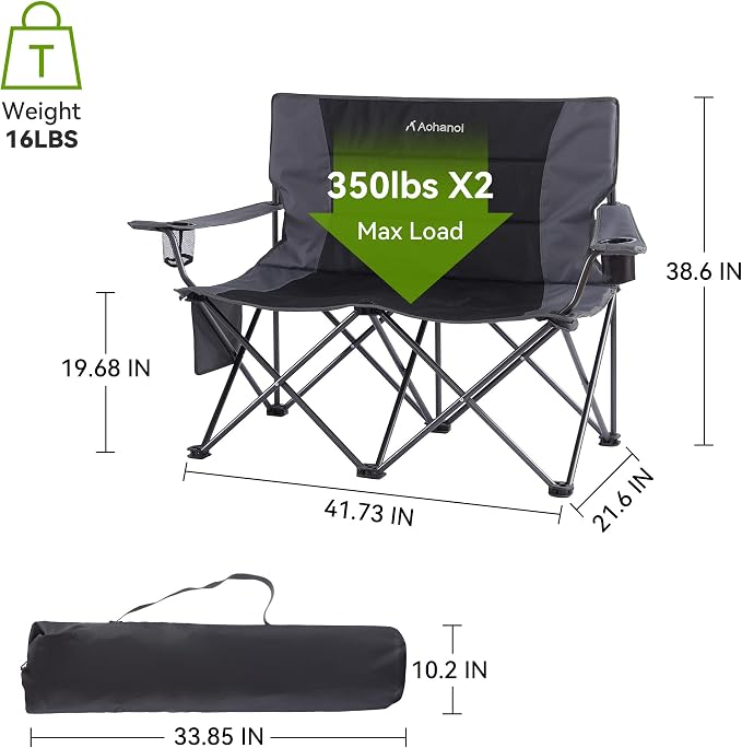 Oversized Double Camping Chairs - Image 3