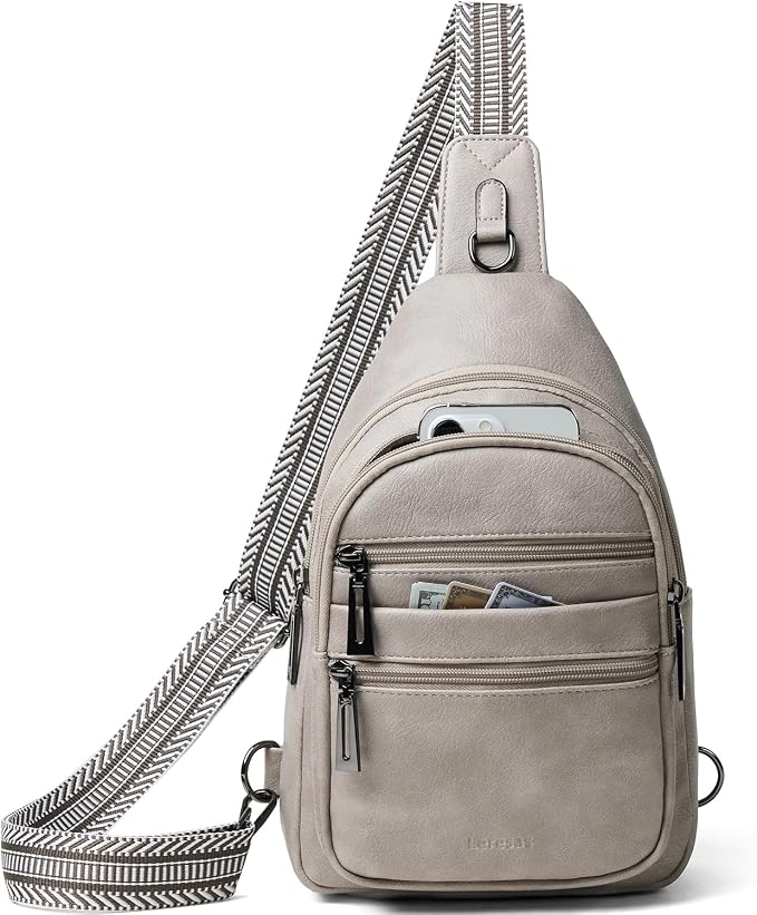 Sling Bag for Women Crossbody Bags Fanny Packs Sling Purse Backpack Shoulder by Leresas