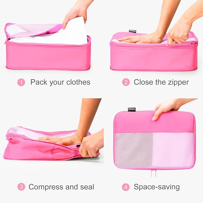 4 Set Compression Packing Cubes - Image 3