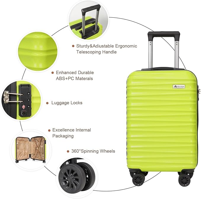 Carry on luggage 20 In suitcase - Image 2