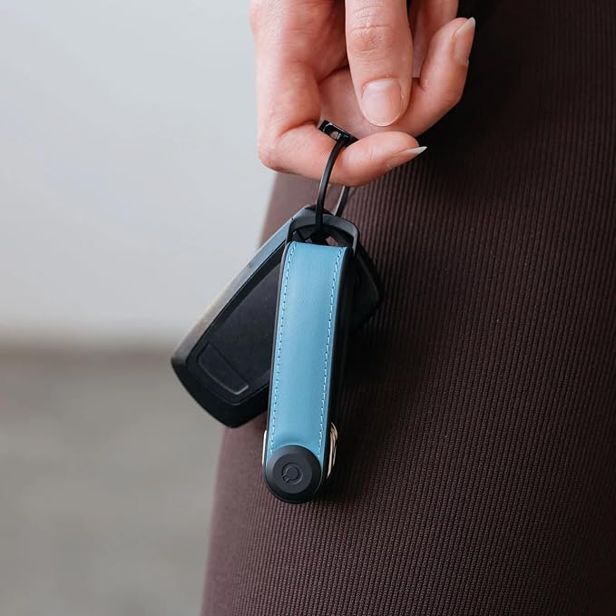 Orbitkey Key Organizer Hybrid Leather | Premium Nappa leather & TPU, Stainless - Image 8