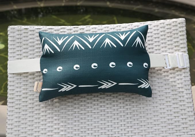 Lounge Chair Head Resting Pillows, Aderonideck Chair Head Waterproof Pillows - Image 6