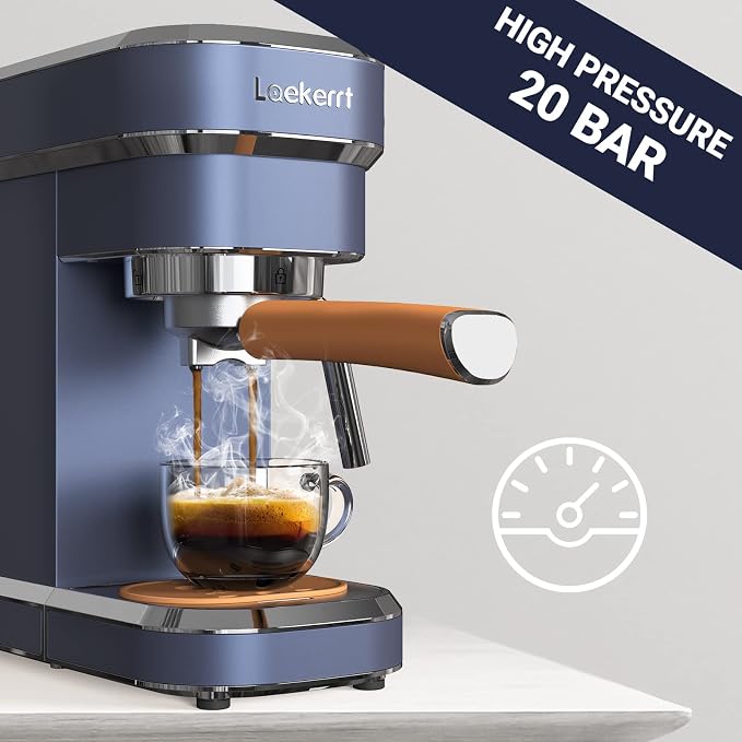 Laekerrt Espresso Machine, Expresso Coffee Machines, 20 Bar Cafetera Espresso - Image 3