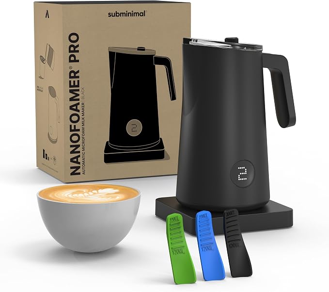 Subminimal NanoFoamer Pro Gen-2 – Revolutionary Hands-Free Microfoam Milk Maker by subminimal%E2%84%A2