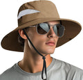 NPQQUAN Ponytail Sun Bucket Hats by NPQQUAN