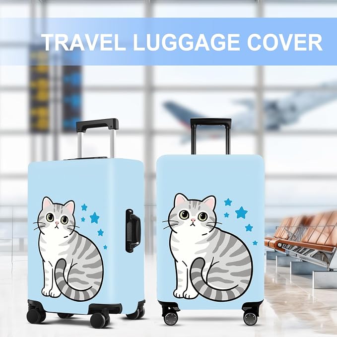 Luggage Cover Washable Suitcase Protector Anti-scratch Suitcase cover Fits - Image 5