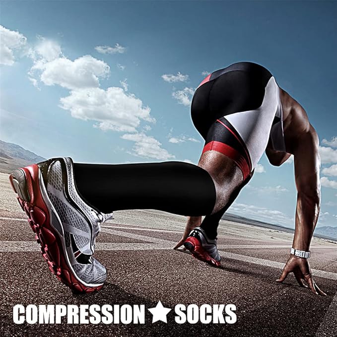 CHARMKING Compression Socks for Women & Men Circulation 15-20 mmHg is Best - Image 3