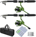 2PACK Fishing Pole Combo, Fishing Rod Combos by Unknown