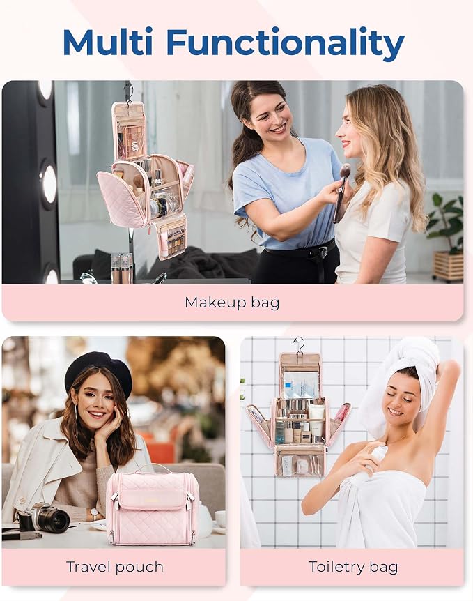 BAGSMART Makeup Bag for Women - Image 4