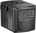 LENCENT Universal Travel Power Adapter, International AC Plug Adaptor by LENCENT