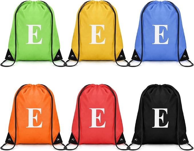 ZOMFELT 6Pcs Drawstring Backpack Drawstring Gym Bags, Foldable Draw String by ZOMFELT
