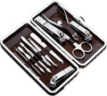 Manicure, Pedicure Kit, Nail Clippers, Professional Grooming Kit, Nail Tools by Tseoa