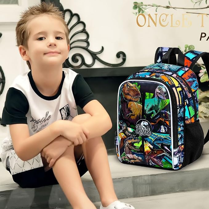 CCJPX Toddler Backpack for Boys Girls, Dinosaur Unicorn Cat Preschool Bookbag - Image 5