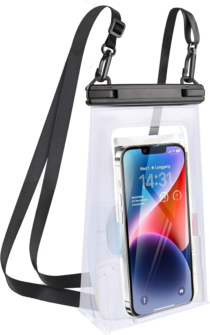 Large Waterproof Phone Pouch Universal Phone Waterproof Case by TDLIRH-LoveSportLoveLife