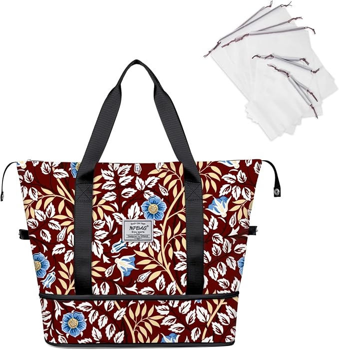 NPBAG Women Travel Duffel, Gym Workout Overnight Bag, Mommy Hospital Bag by NPBAG