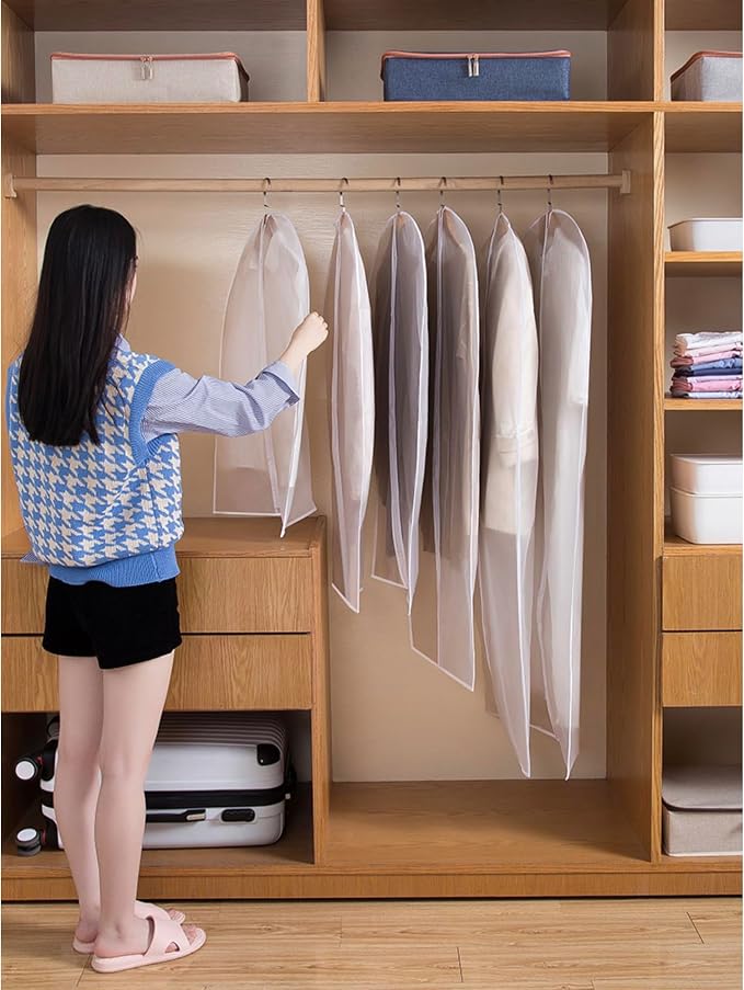 Hanging Garment Bags Hanging Clothes Bags - Image 4