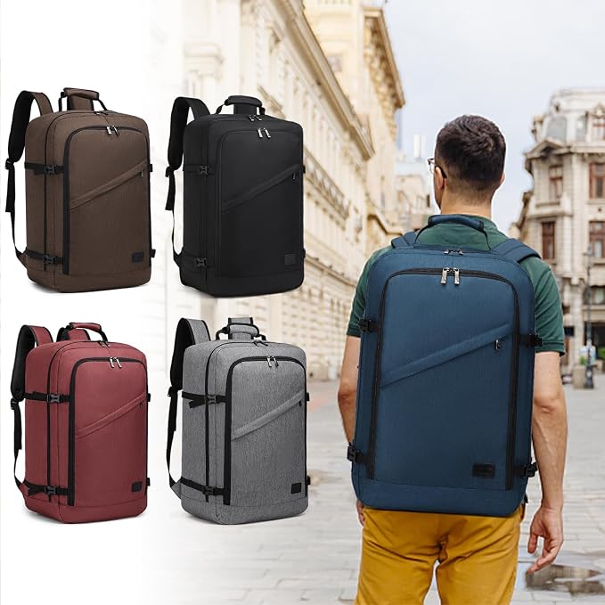 Kono Carry on Backpack, Waterproof Lightweight Daypack - Image 7