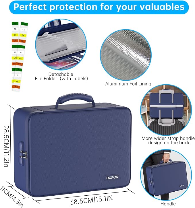 ENGPOW 5200℉ Fireproof File Organizer Bag - Image 6