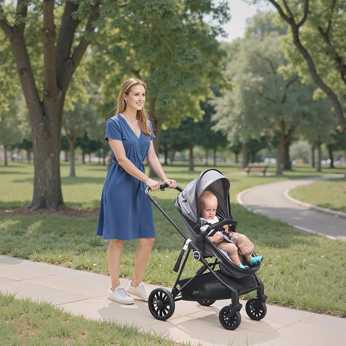 Lite 2.0 Baby Stroller with Newborn Mode, 2-in-1 Foldable Infant Stroller with - Image 6