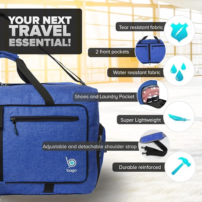 Bago Large Foldable Duffel Bags - Image 3