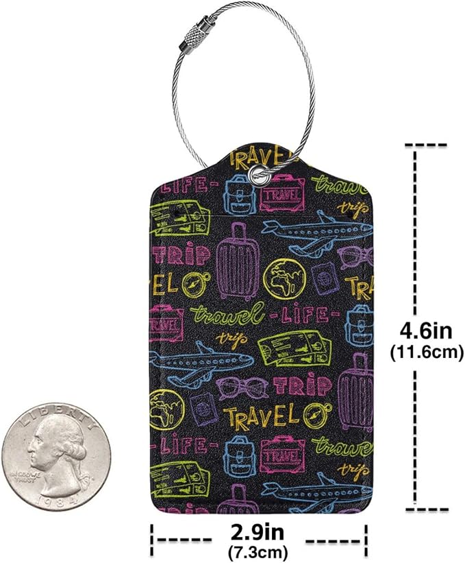 Trip Colored Graffiti Travel-Life Style Luggage Cover Washable Suitcase - Image 2
