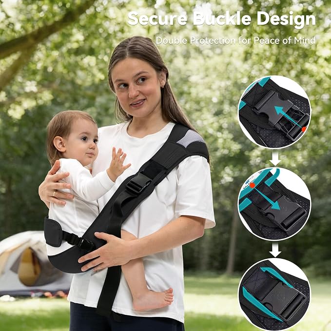 Baby Carrier Newborn to Toddler-Adjustable Baby Sling Carrier, Baby Sling - Image 5