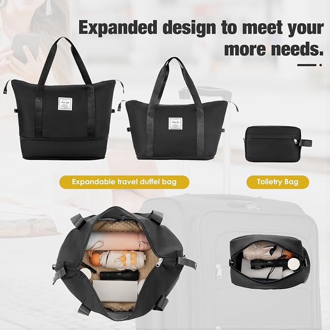 Merax Softside Luggage Set Softshell Lightweight 3 Piece Spinner Suitcase - Image 4