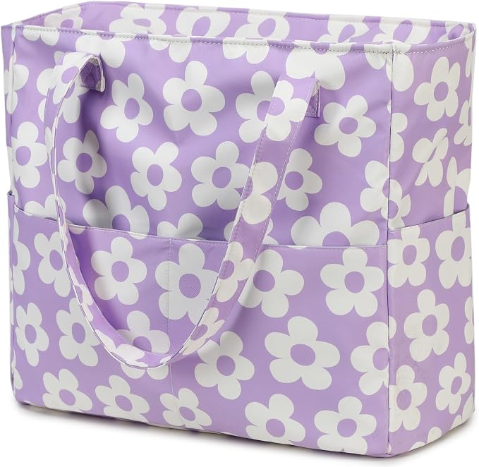 Beach Pool Bags Tote for Women Ladies Large Gym Tote Carry On Bag - Image 8
