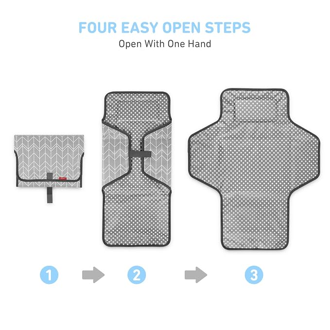 Portable Changing Pad for Baby, Waterproof Travel Changing Pads for Moms - Image 3