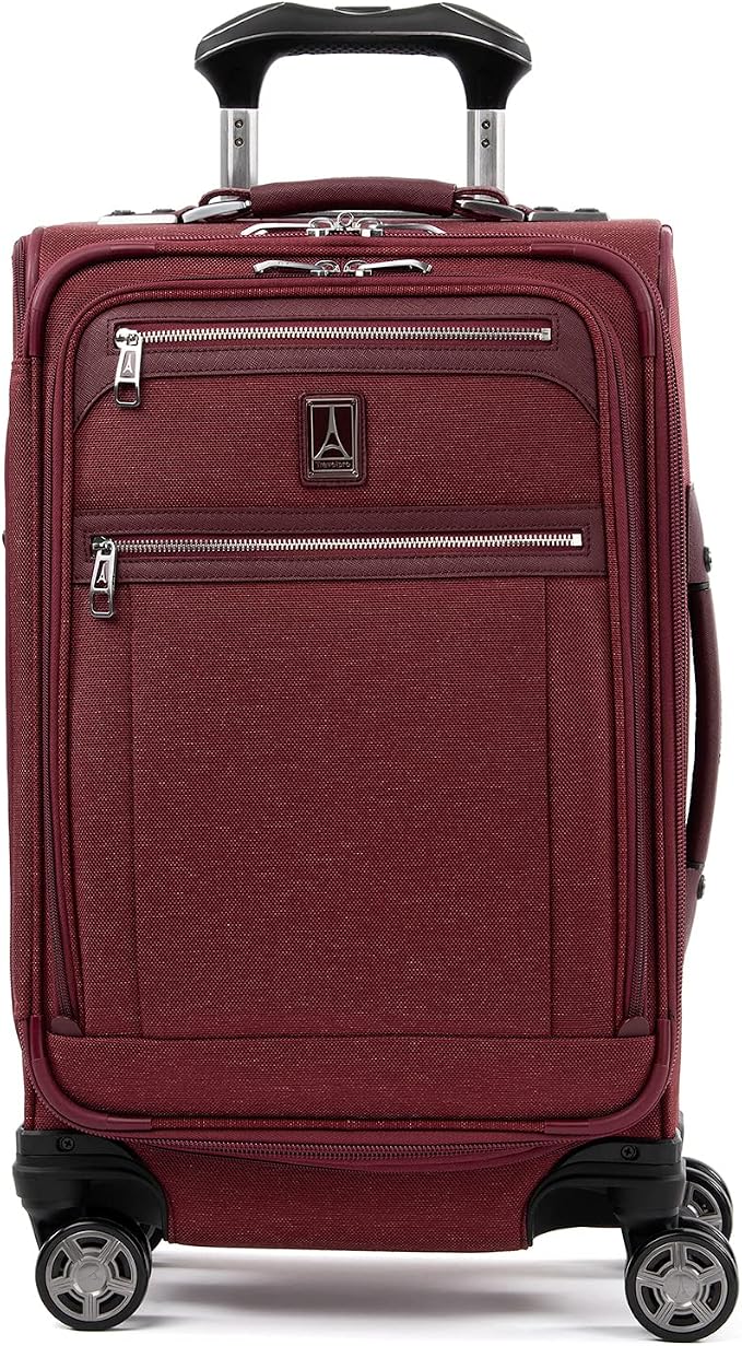 Travelpro Platinum Elite Softside Expandable Carry on Luggage, 8 Wheel Spinner by Travelpro