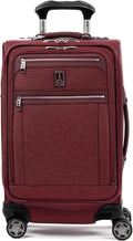 Travelpro Platinum Elite Softside Expandable Carry on Luggage, 8 Wheel Spinner by Travelpro